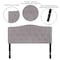 Flash Furniture Full Cambridge, Headboard, Gray Fabric HG-HB1708-F-LG-GG - alternate 7